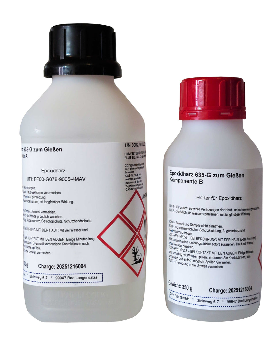 Epoxid Gießharz - glasklare Qualität verschiedene Mengen