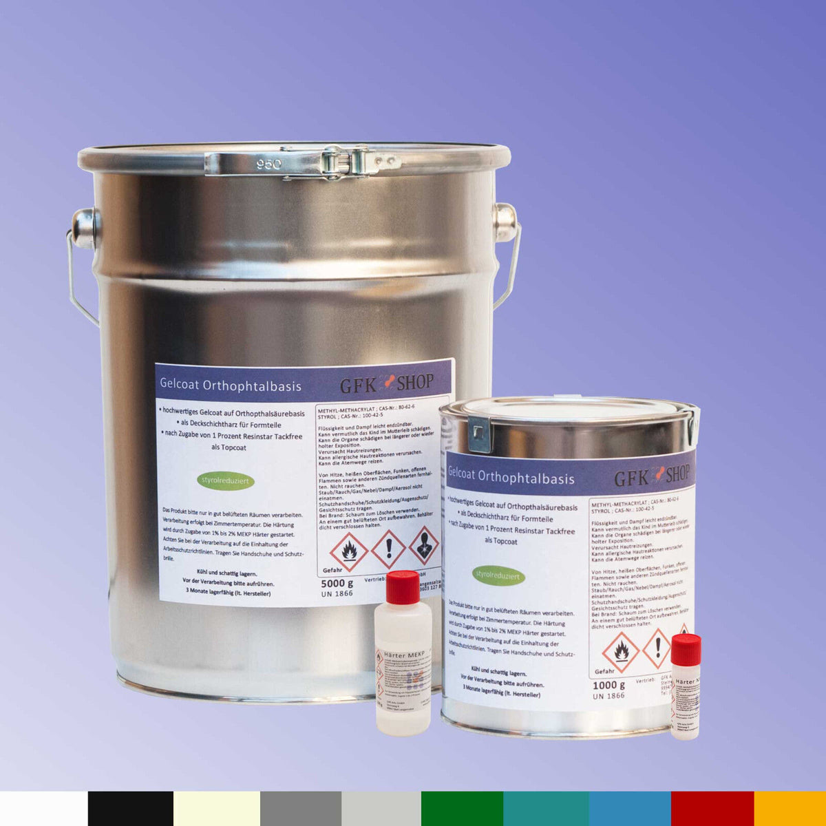 seaproof Polyesterharz & Topcoat - Gelcoat Reparatur - Bootsbau ISO-NP seaproof Polyesterharz & Topcoat - Gelcoat Reparatur - Bootsbau ISO-NP