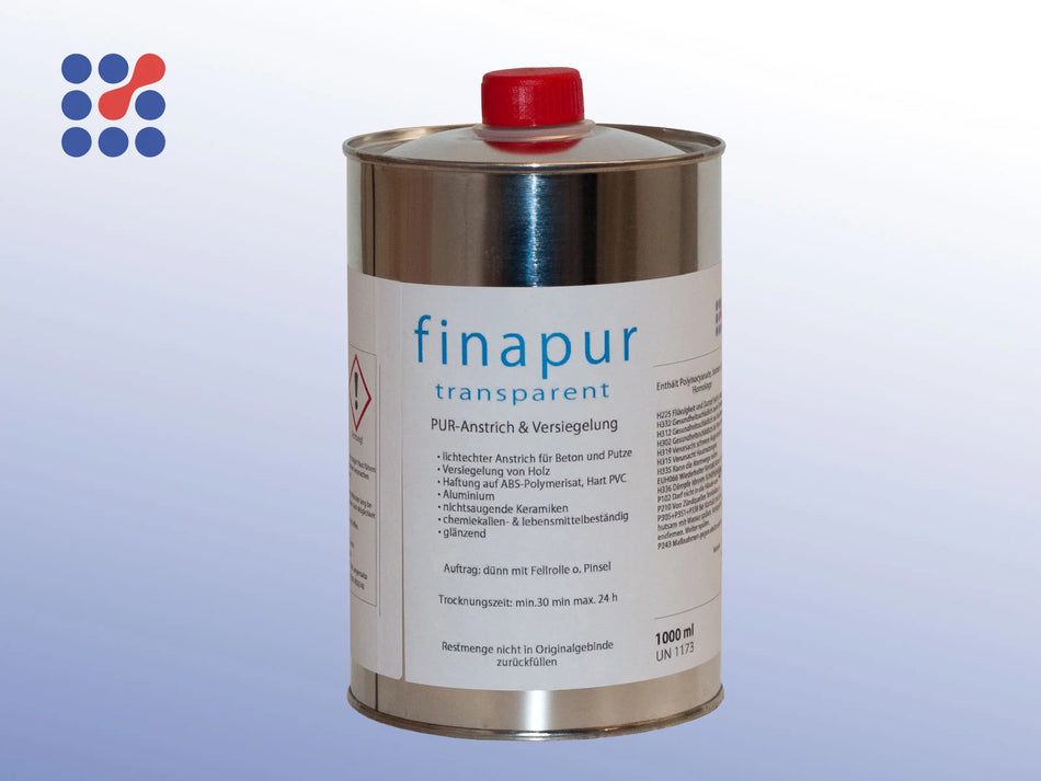 FINAPUR Versiegelung 1K-PU-Lack transparent, lichtecht, Beton, Holzversiegelung uvm.