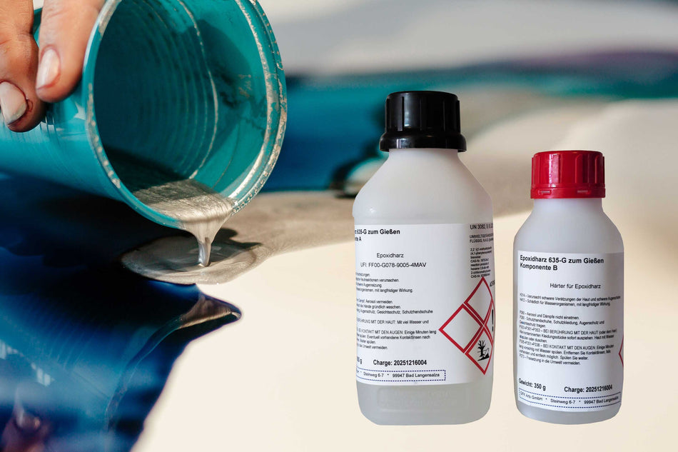 Epoxid Gießharz - glasklare Qualität verschiedene Mengen