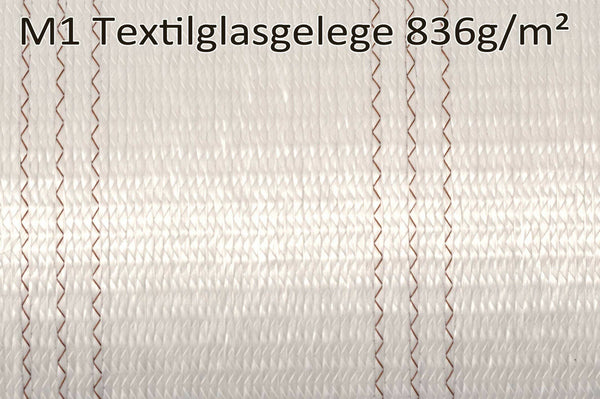 Glasgelege M1, Fadengelege 140, 375, 450, 836, 1100 g/m² Auswahl