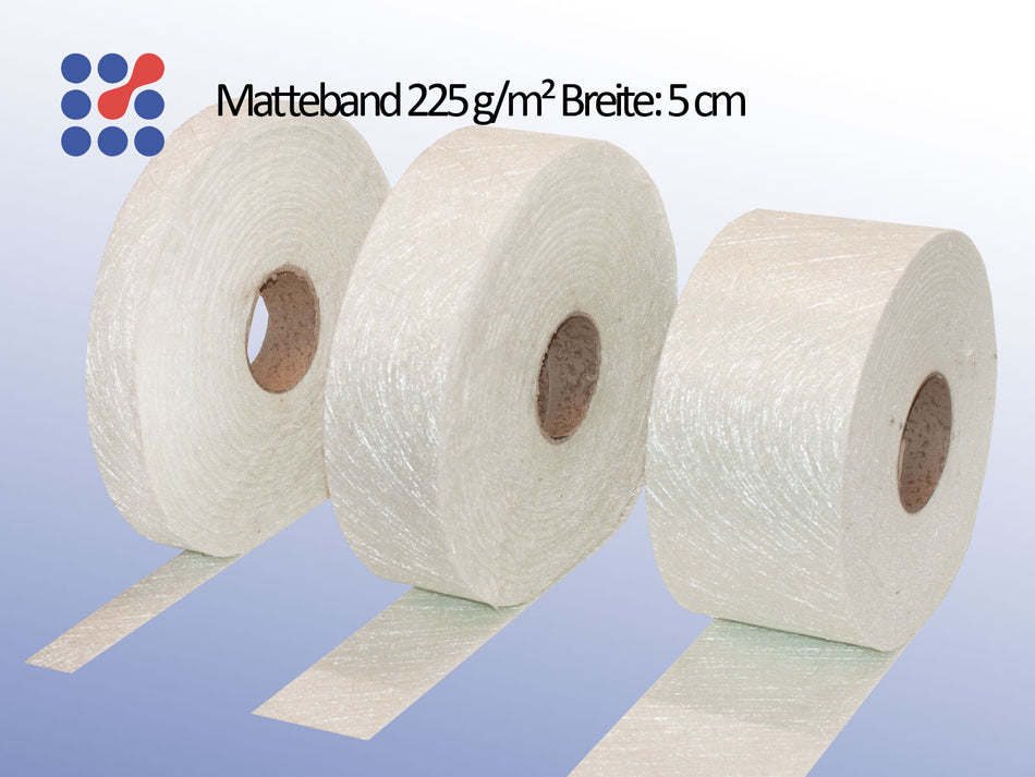 Matteband Auswahl 225,300,375,450 g/m² 5, 10, 15, 20 cm Breite