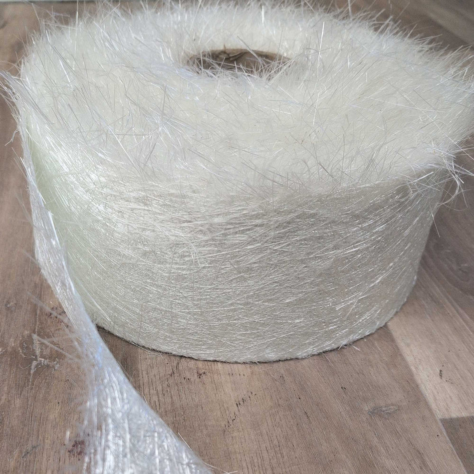 Matteband 450 g/m² 15 cm einseitig gefranst