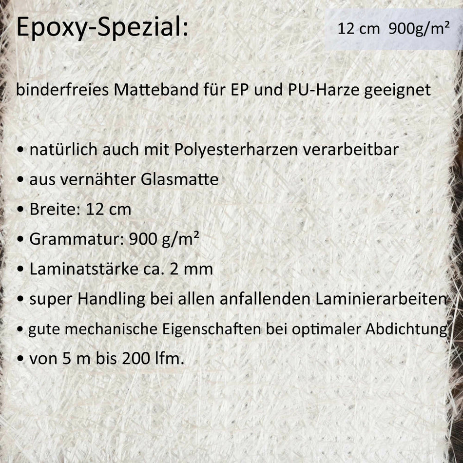 Matteband für Epoxidharz Breite 12 cm & 20 cm Epoxid, PUR-Harz, Epoxy-Spezial