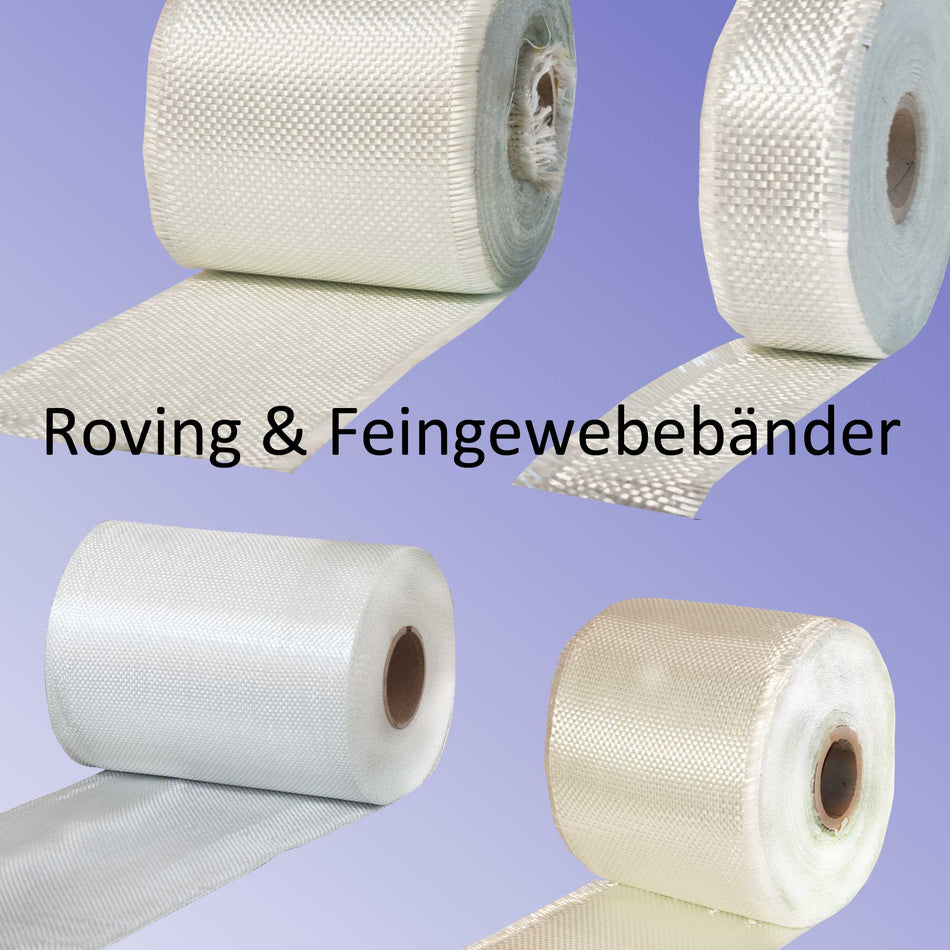 Rovingband, Feingewebeband 5 cm bis 28 cm Breite