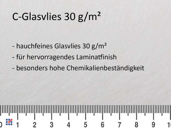 Glasvlies 30 g/m² Glasfaservlies C-Glas
