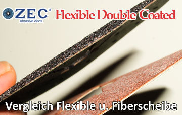 ZEC Flexible Double Coated Premium Fiberscheibe 115 mm