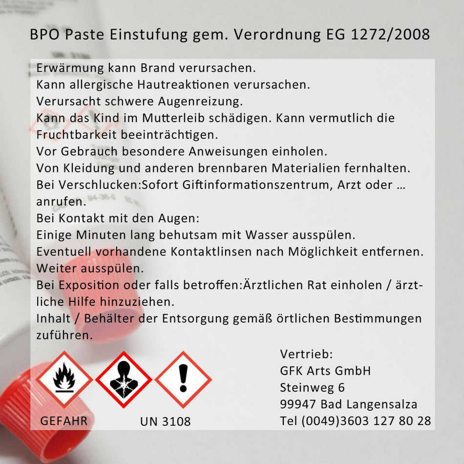 BPO Paste weiß, mittelraktiv 20 bis 300 g