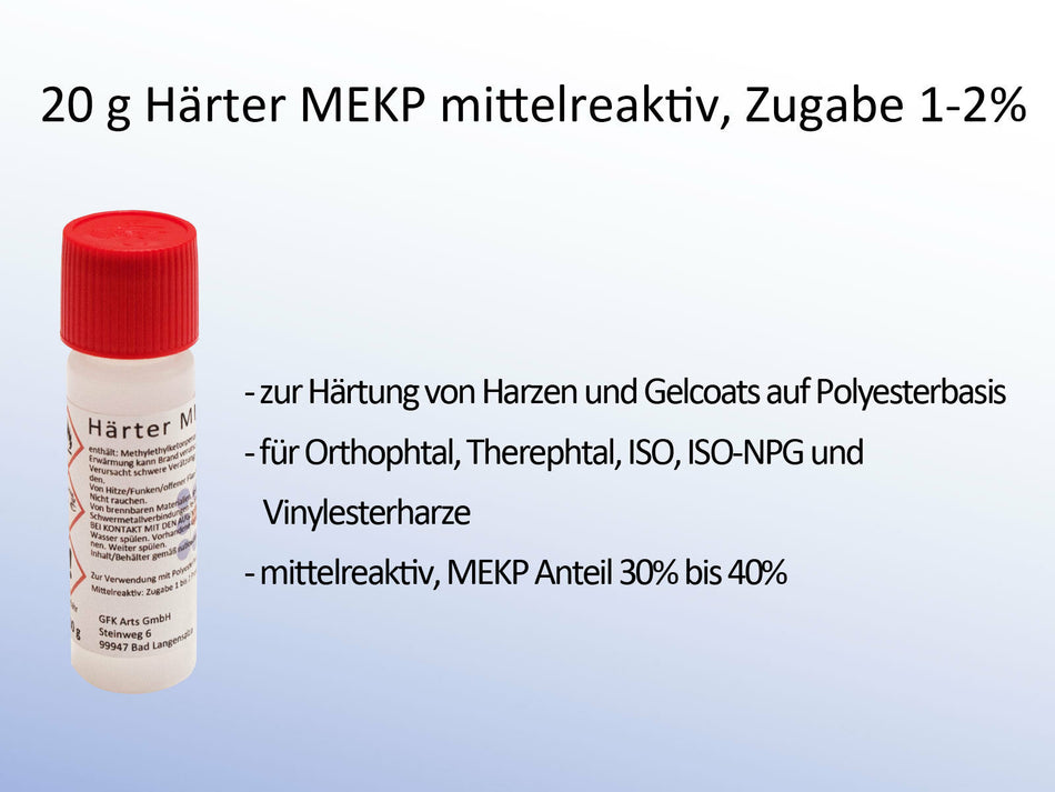 Härter, MEKP mittelreaktiv, 20 g bis 1000 g